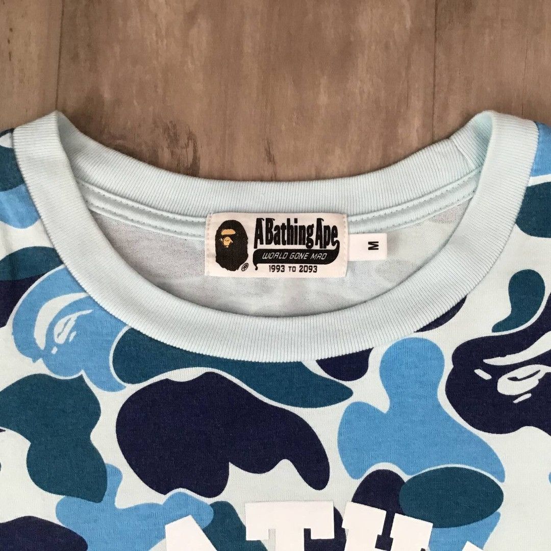 Bape BAPE ABC camo Blue college logo T-shirt a bathing ape Size US M / EU 48-50 / 2 - 4 Thumbnail