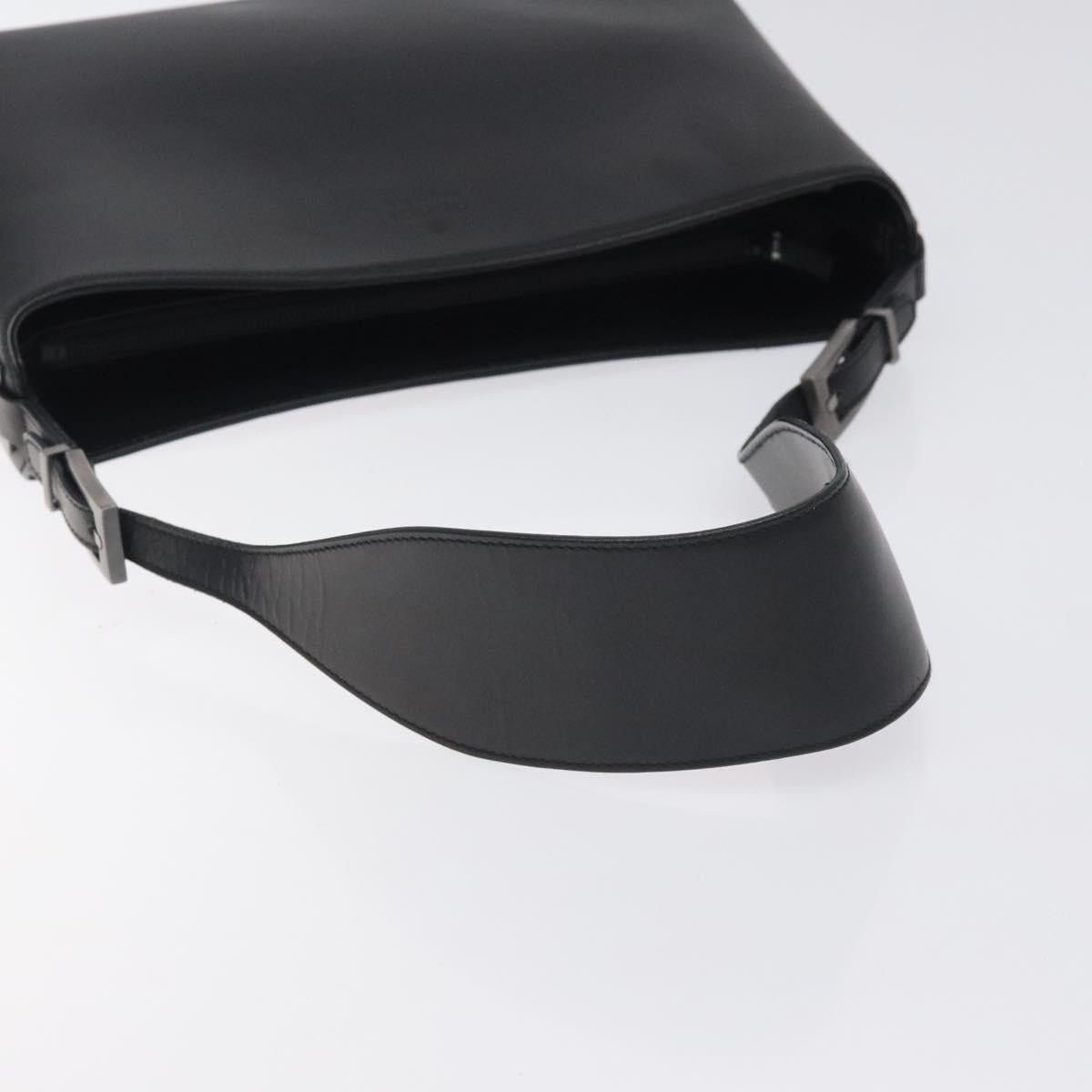 Gucci GUCCI Shoulder Bag Leather Black Silver Size ONE SIZE - 7 Thumbnail
