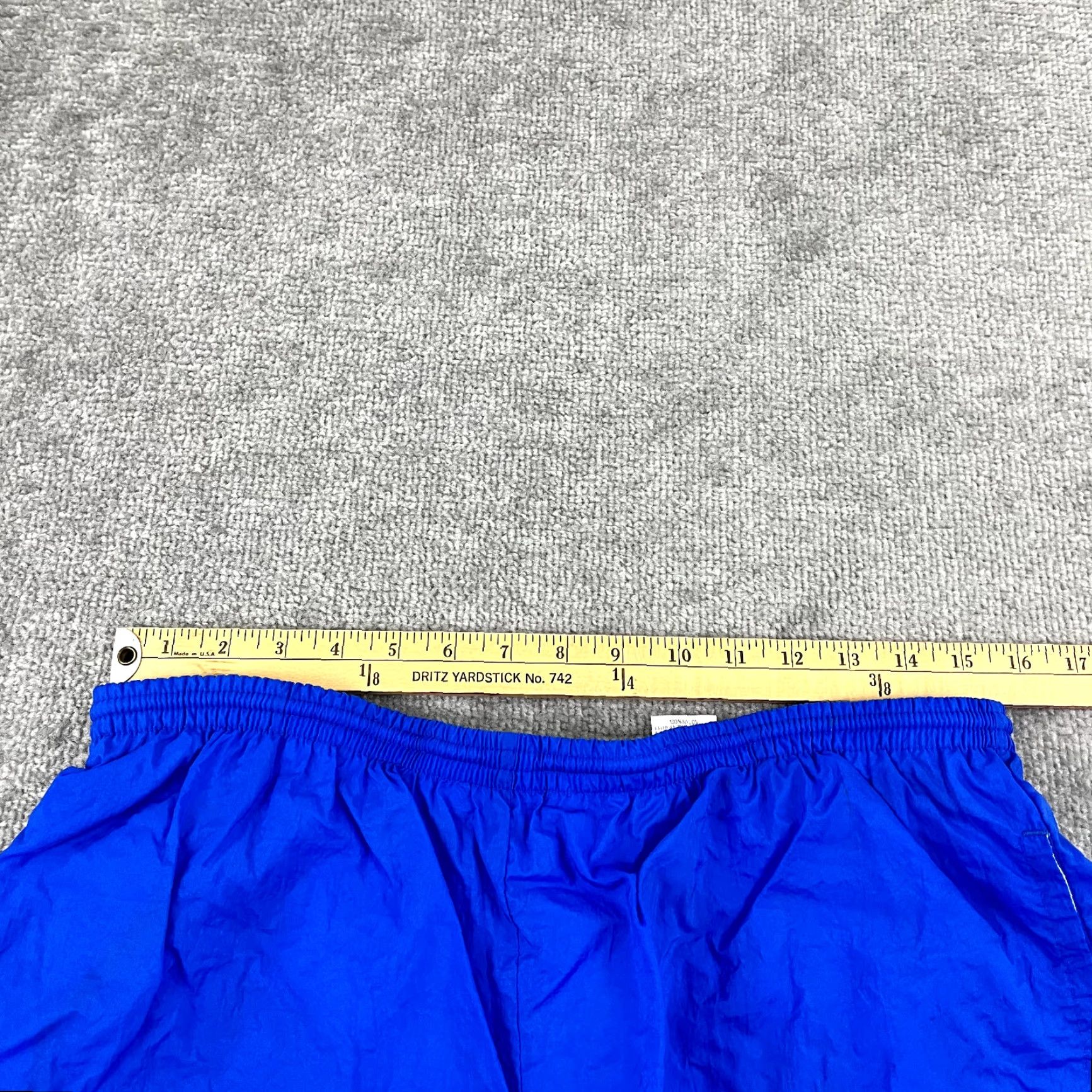 Nike NIKE Swim Trunks Men Large 5" Blue Lined Nylon Board Shorts Swoosh Beach Sports Size US 33 - 6 Thumbnail