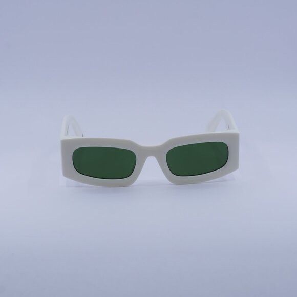 Off-White Off-White OERI141 CARY 0155 Sunglasses White Rectangle Frame Size ONE SIZE - 2 Thumbnail