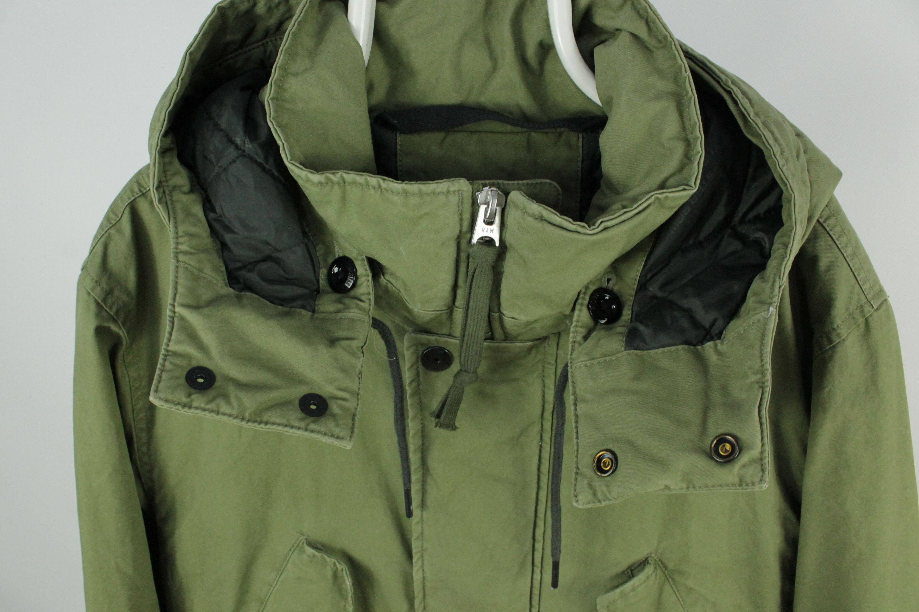 G-Star G-Star Raw Vodan Padden Hooded Sage Jacket Men's Size US XL / EU 56 / 4 - 6 Thumbnail