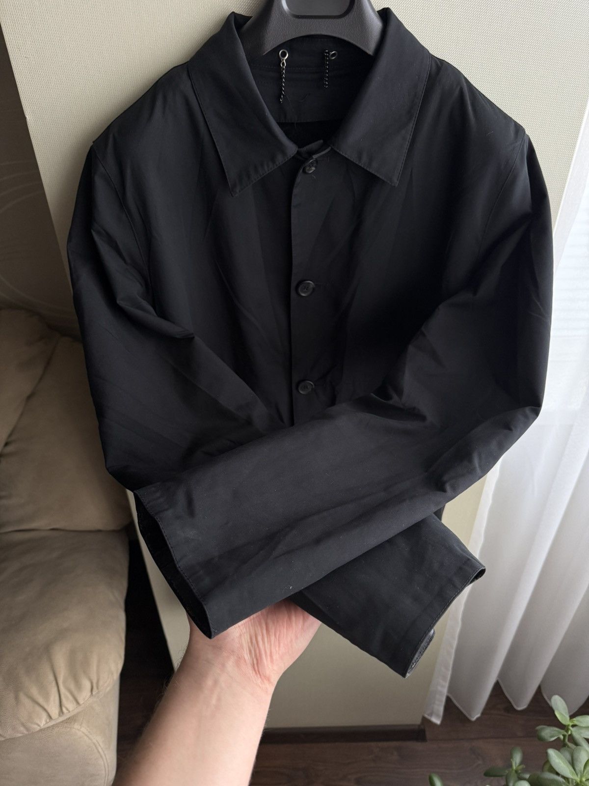 Prada Prada Milano Black Technical Trench Coat Wool/Cashmere Liner Size US M / EU 48-50 / 2 - 8 Thumbnail
