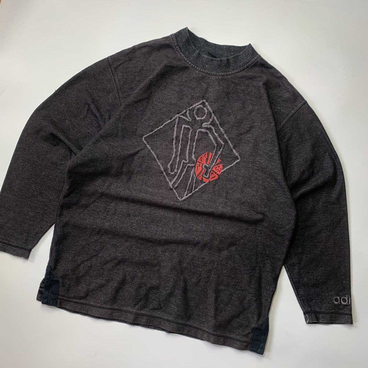 Vintage 90s Adidas Streetball Vintage Rare Sweatshirt Y2K Size US L / EU 52-54 / 3 - 1 Thumbnail