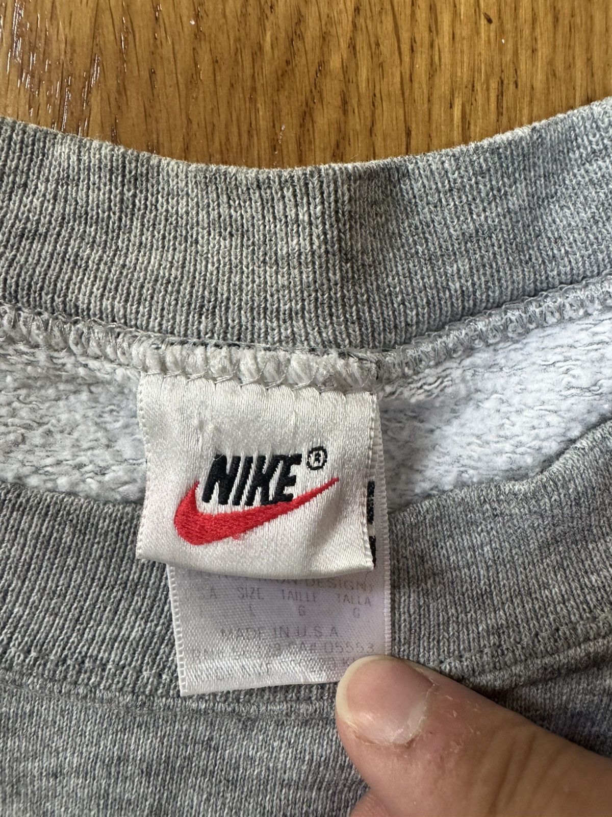 Nike Vintage Nike Washington Huskies Sweatshirt – Grey Size Large Size US L / EU 52-54 / 3 - 8 Thumbnail