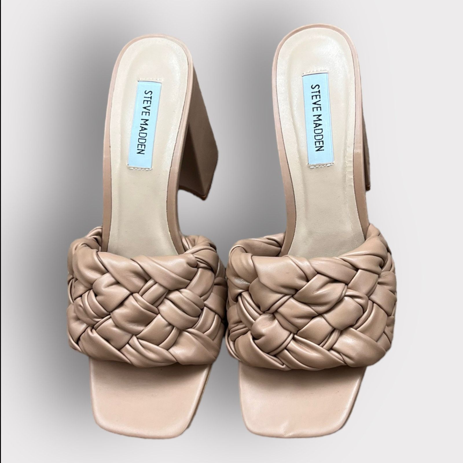 Steve Madden Steve Madden | Pantoletten Braided Chunky Heel Slides | 9 Size US 9 / IT 39 - 5 Thumbnail