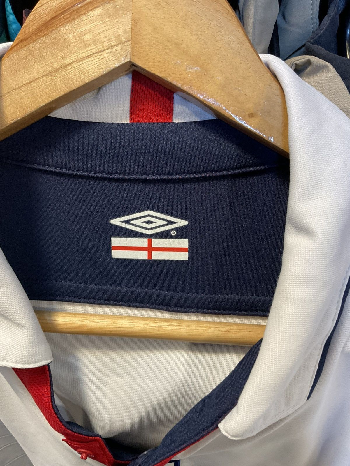 Umbro Vintage 2003-2004 England Football Home Kit BECKHAM 7 Size US S / EU 44-46 / 1 - 4 Thumbnail