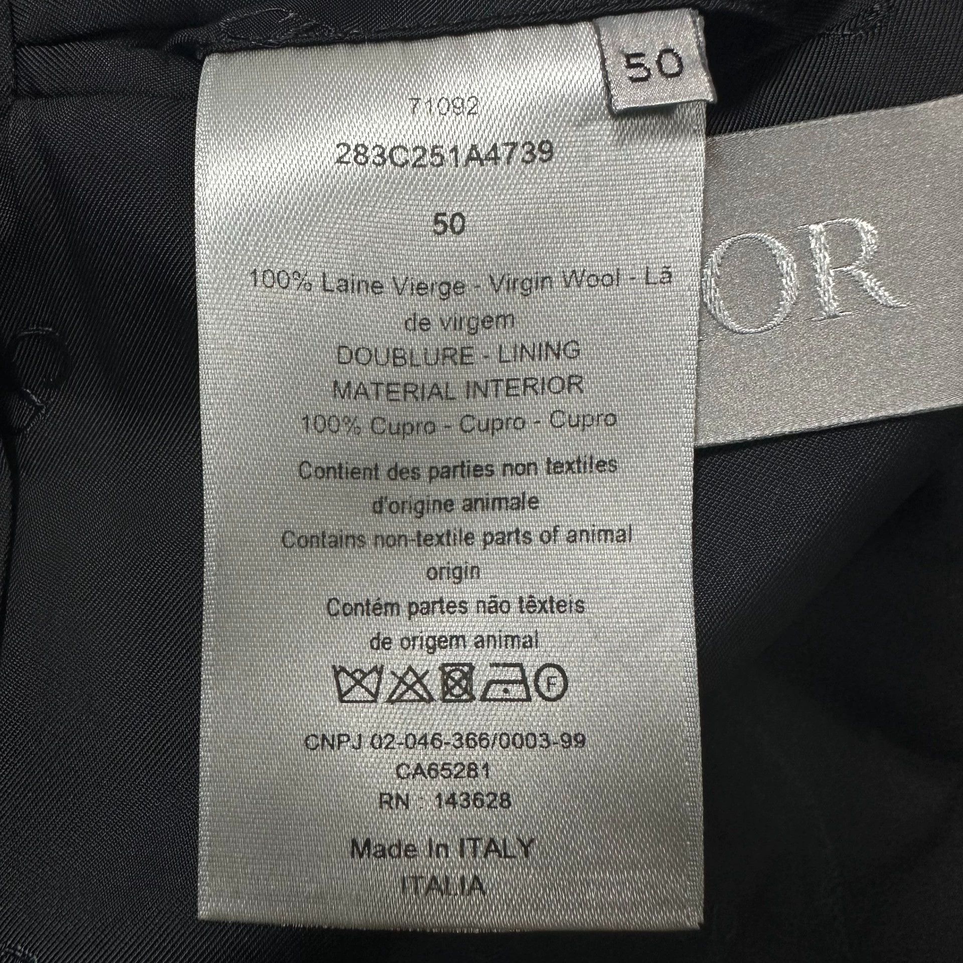 Dior Dior Black Stand Collar New Chinese Suit Size US M / EU 48-50 / 2 - 4 Thumbnail
