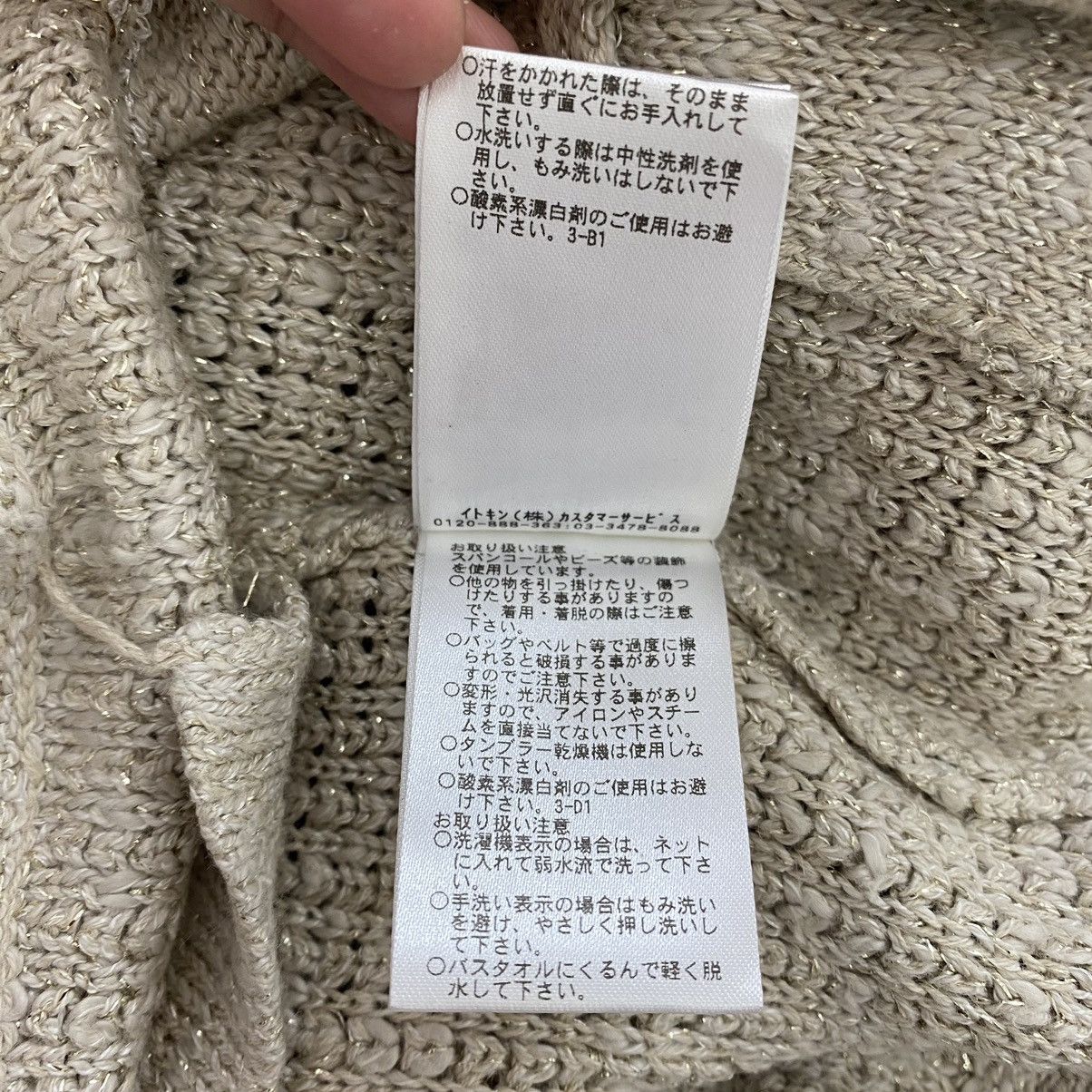 Other ELLE PLANETE Italian Designer Grey Knitwear Tweed Coat Size XS / US 0-2 / IT 36-38 - 8 Thumbnail