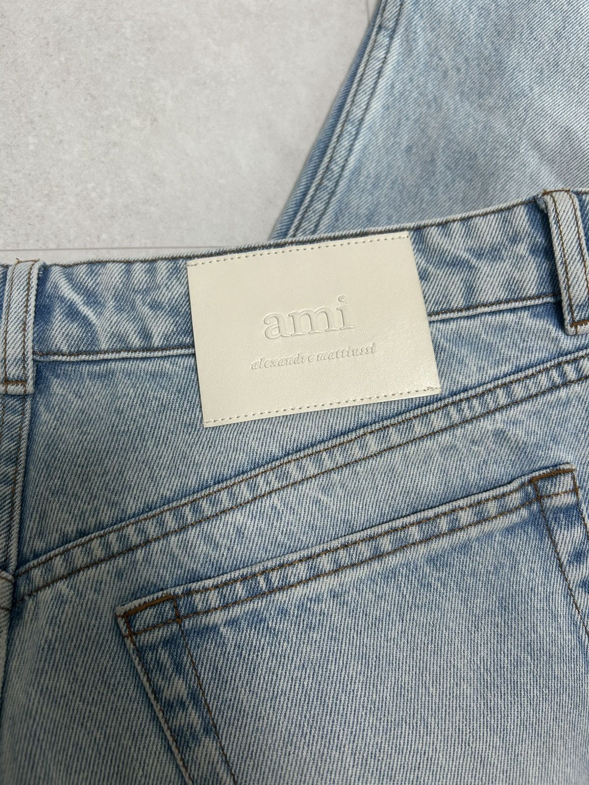 AMI AMI 24SS Relaxed Fit Denim – Size 31 Size US 31 - 4 Thumbnail