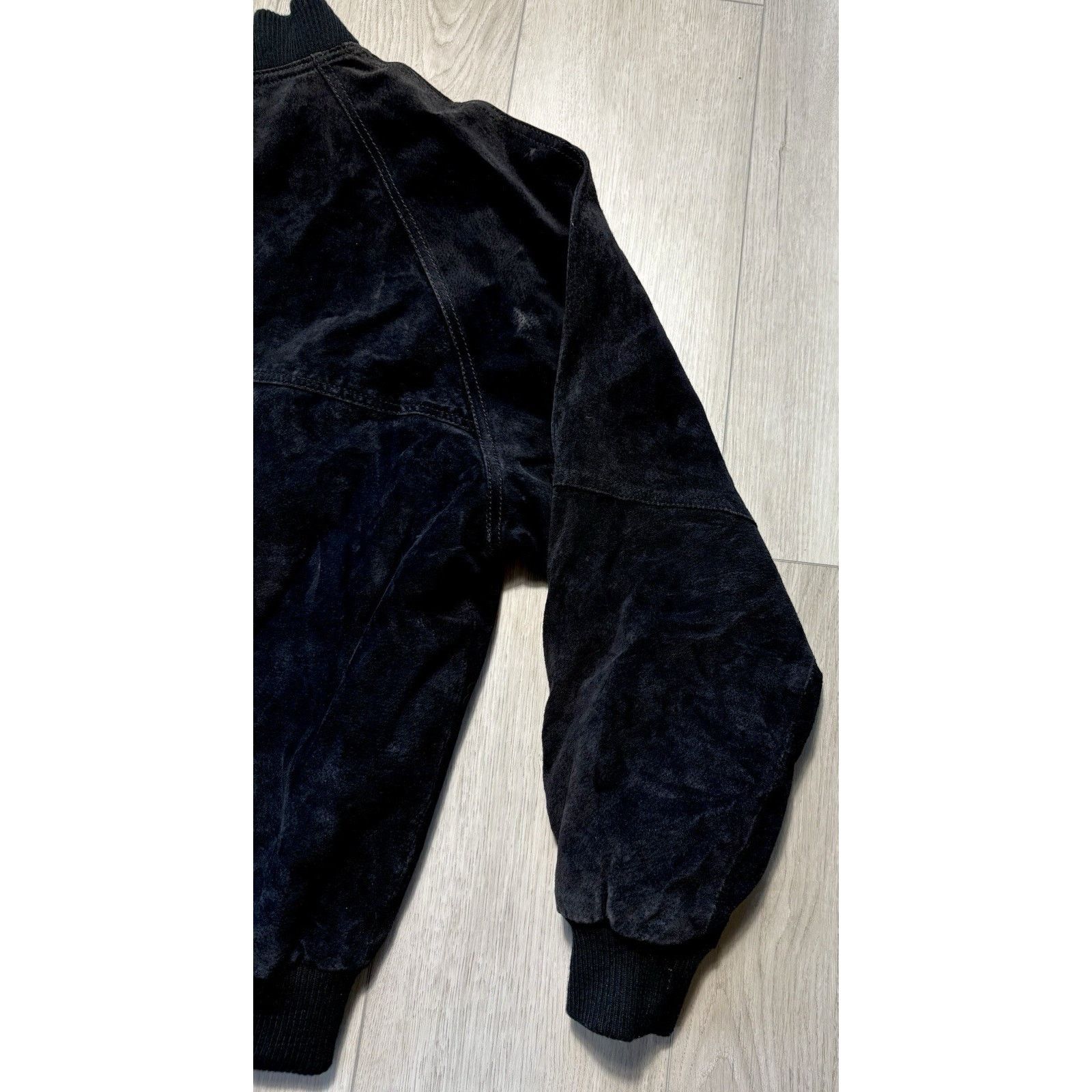 Guess VTG 80s Guess Suede Bomber Jacket Georges Marciano Small Size US S / EU 44-46 / 1 - 13 Thumbnail