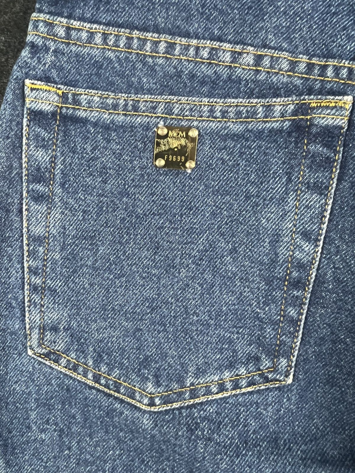 MCM Mcm Straight Jeans Versace Dolce Gabbana Vintage Rare Size US 27 - 6 Thumbnail