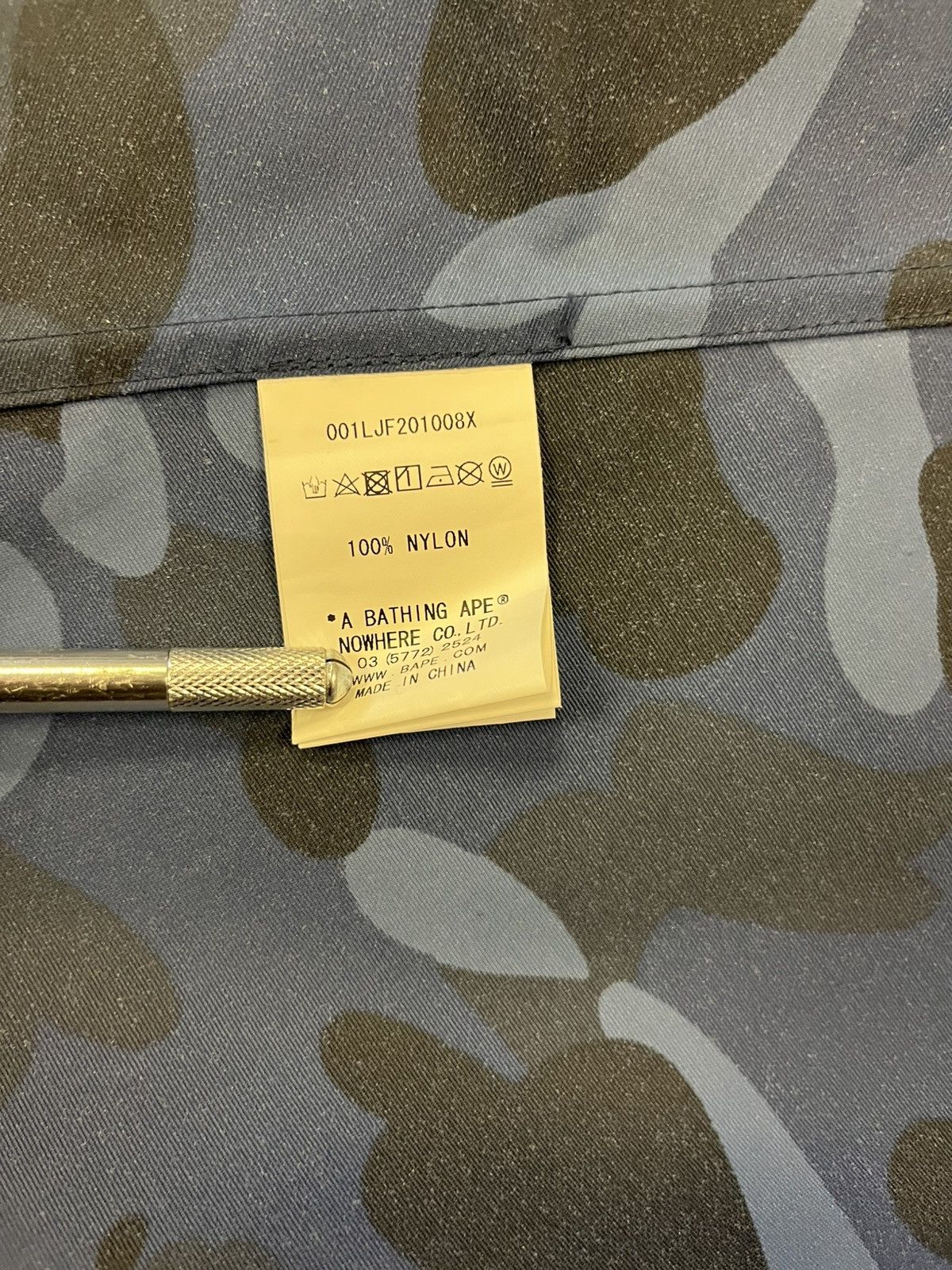 Bape Bape Color Camo Rain Poncho Size 36 - 6 Thumbnail