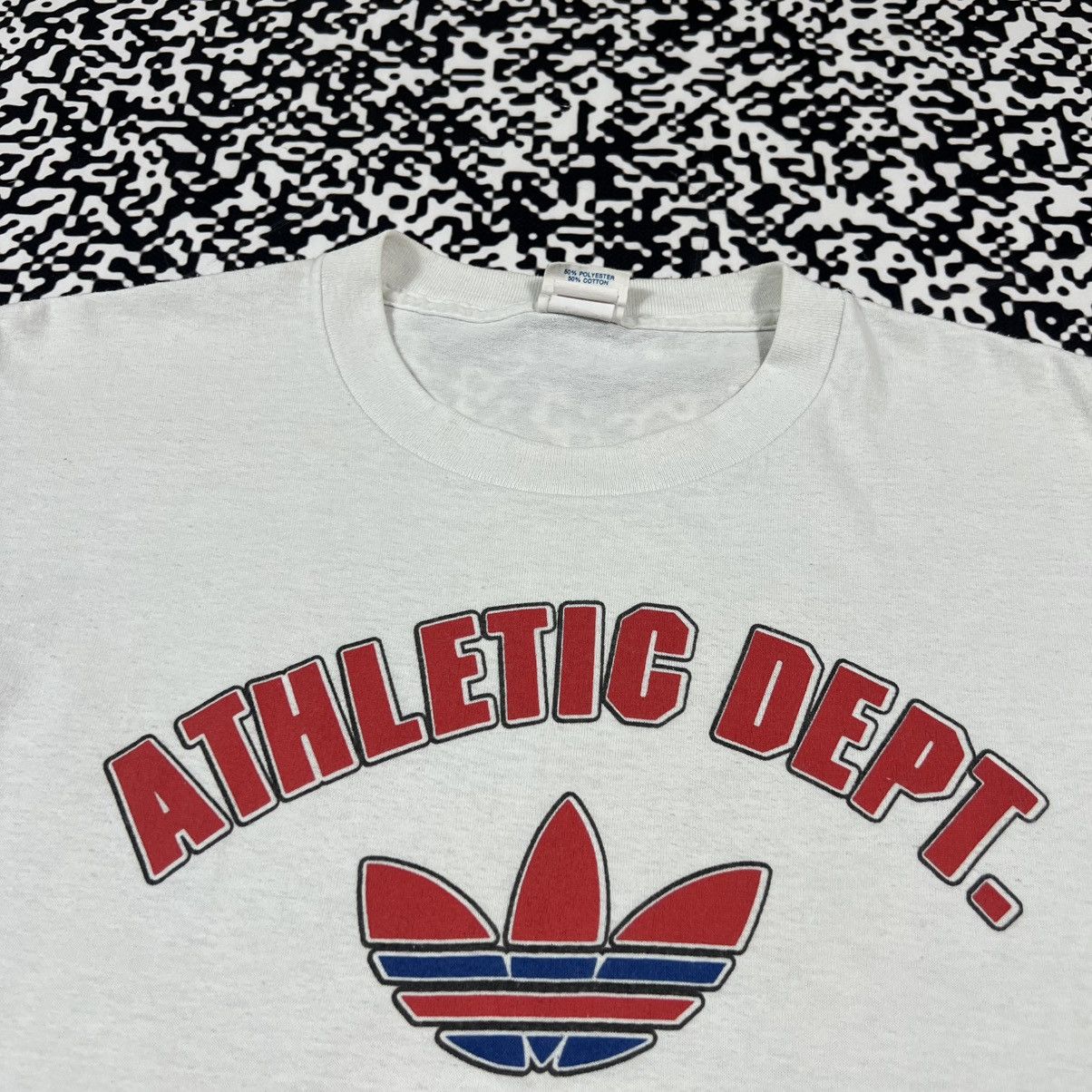Adidas Vintage 90s Adidas USA Athletic Dept Retro Sport T-shirt Size US M / EU 48-50 / 2 - 7 Thumbnail