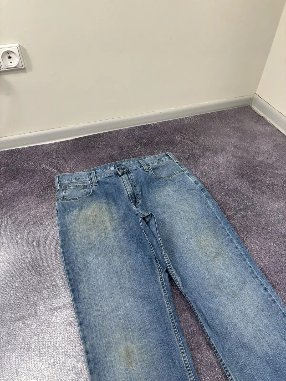Carhartt × Vintage Vintage Carhartt Rugged Flex Denim Relaxed Fit Hype Jeans Size US 38 / EU 54 - 7 Thumbnail