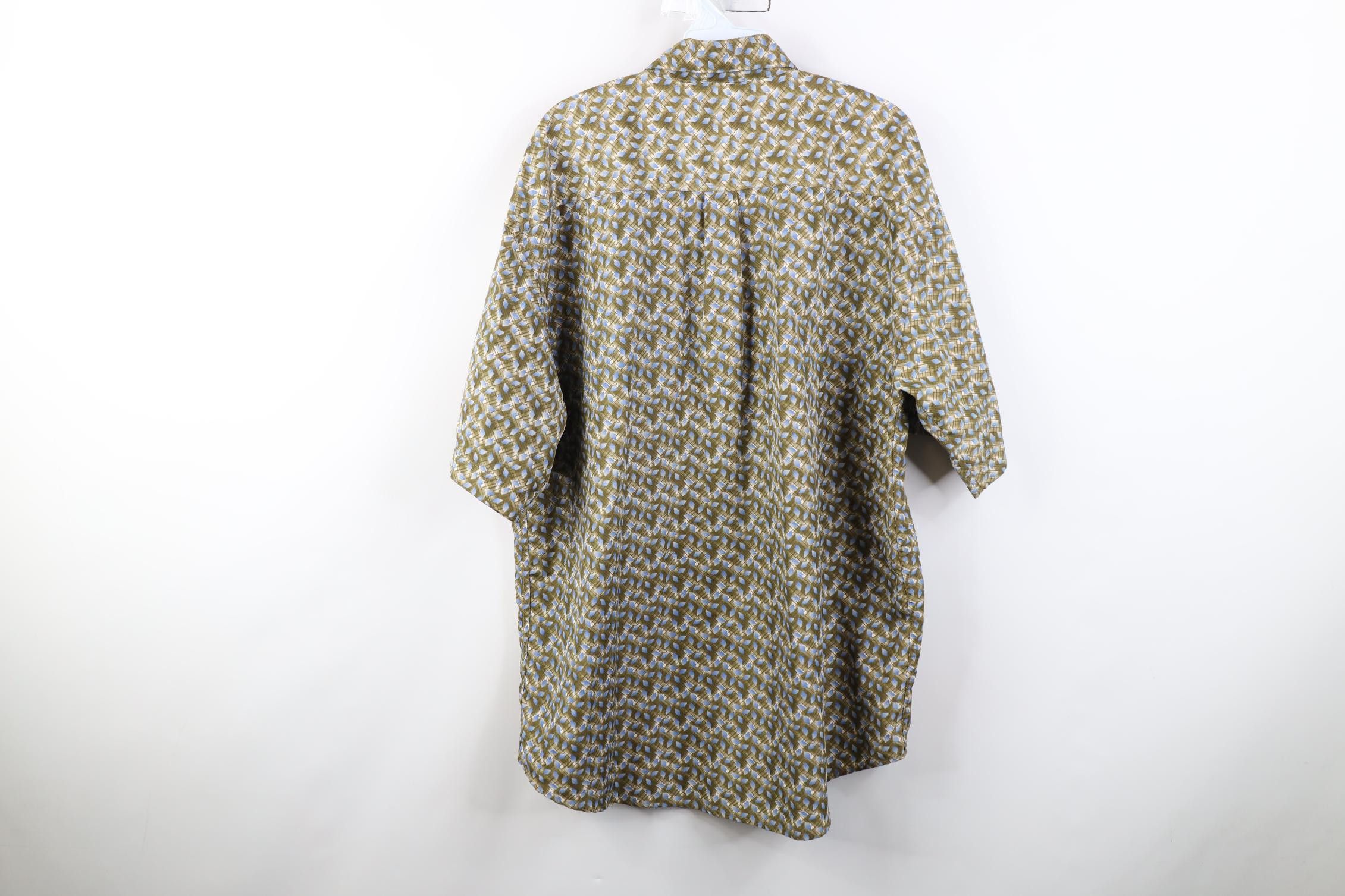 Vintage Vintage 90s Streetwear Short Sleeve Collared Button Shirt Size US L / EU 52-54 / 3 - 7 Thumbnail