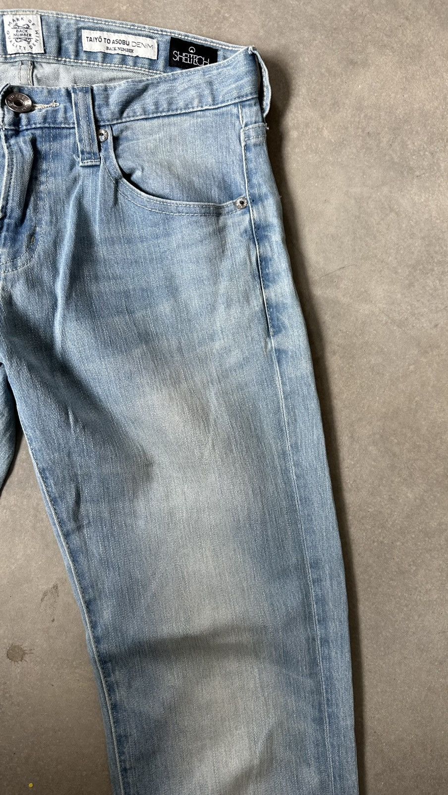 Vintage TAIYO TO ASOBE BACK NUMBER JAPAN DENIM PANT Size US 32 / EU 48 - 5 Thumbnail