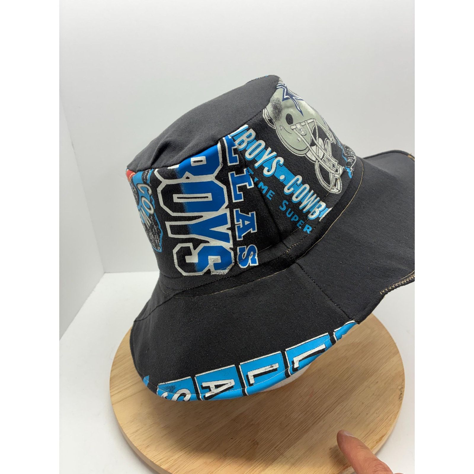 Other America's Hat — Upcycled Dallas Football Bucket Hat Size ONE SIZE - 8 Thumbnail