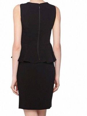 Other BNWT Catherine Malandrino Peplum Black Dress. RRP A$1,200 Size L / US 10 / IT 46 - 2 Thumbnail
