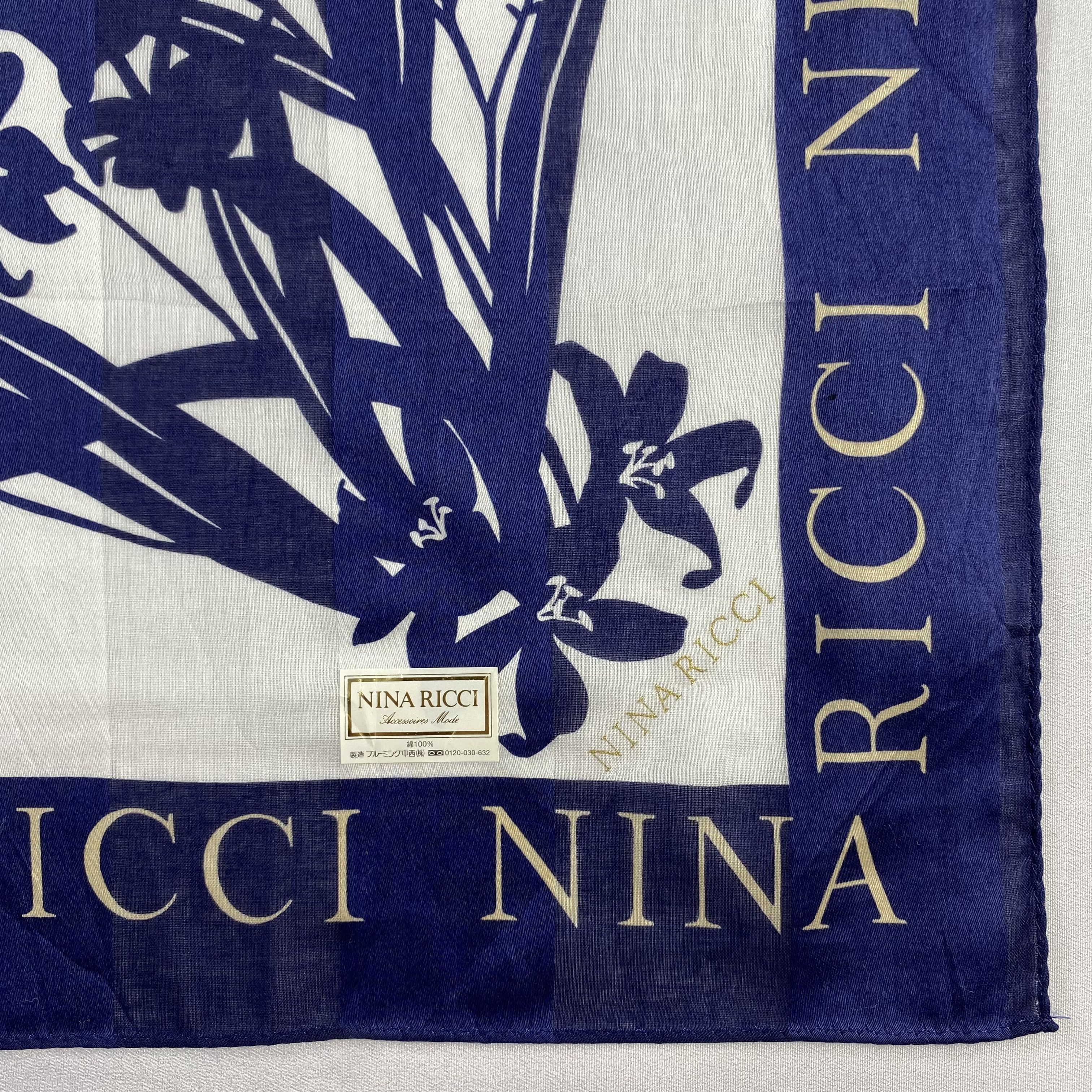 Nina Ricci × Vintage Nina Ricci Handkerchief / Neckerchief / Bandana-P1537 Size ONE SIZE - 3 Thumbnail