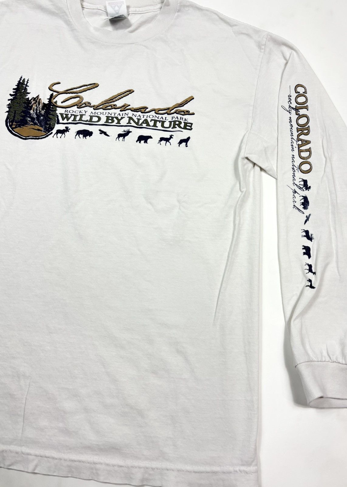 Vintage Vintage 90s Rocky Mountain Long Sleeve Tee Size US L / EU 52-54 / 3 - 1 Thumbnail