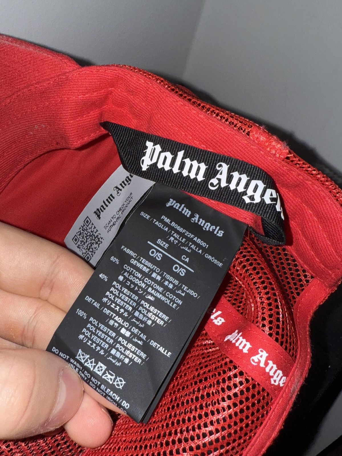 Palm Angels Palm angels red/white cap Size ONE SIZE - 4 Thumbnail