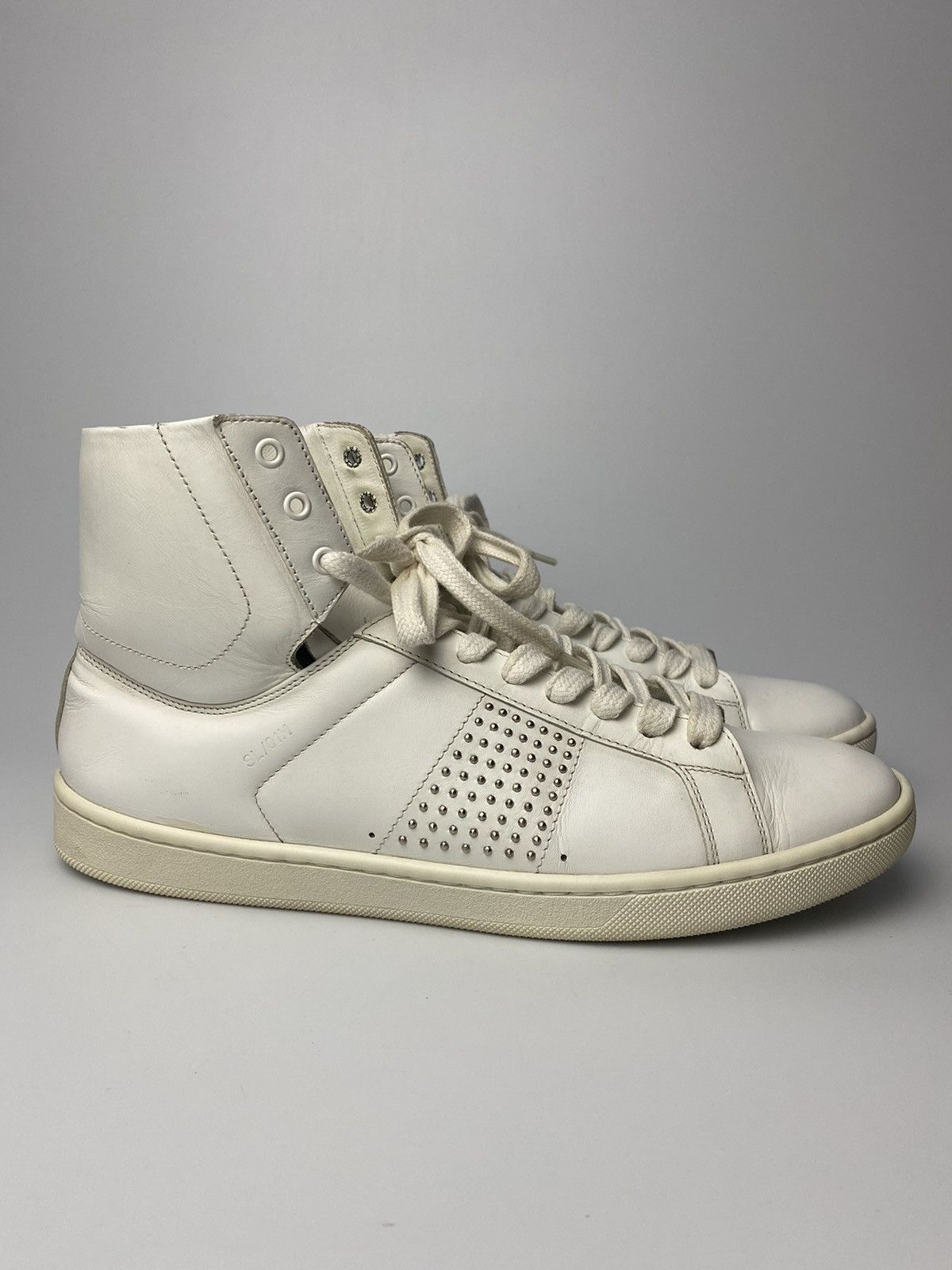 Saint Laurent Paris Saint Laurent Hedi Slimane Studded Sneaker Size US 8 / IT 38 - 3 Thumbnail