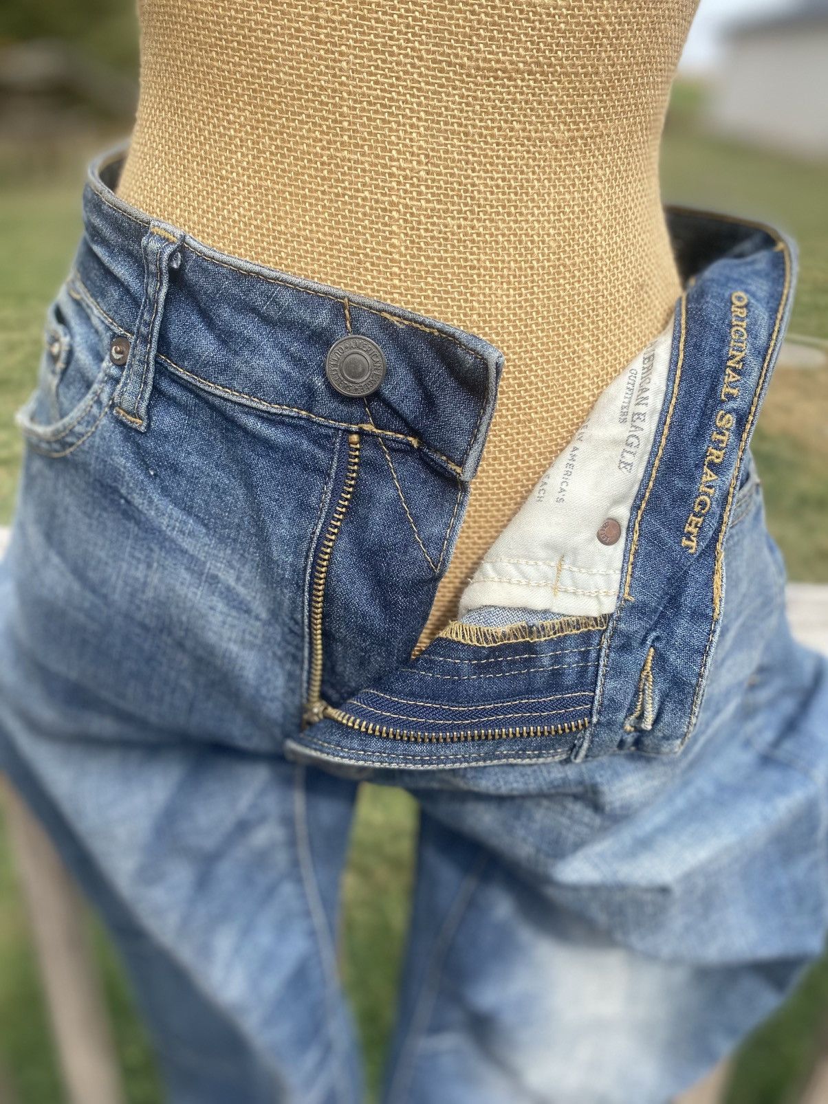 American Eagle Outfitters American Eagle Outfitters Extr Flx 4 Original Straight 31x32 Size US 31 - 1 Thumbnail