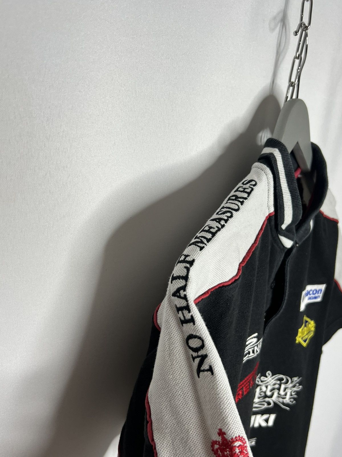 Formula 1 Vintage Suzuki Jas Racing No Half Measures Polo Shirt Size US M / EU 48-50 / 2 - 7 Thumbnail