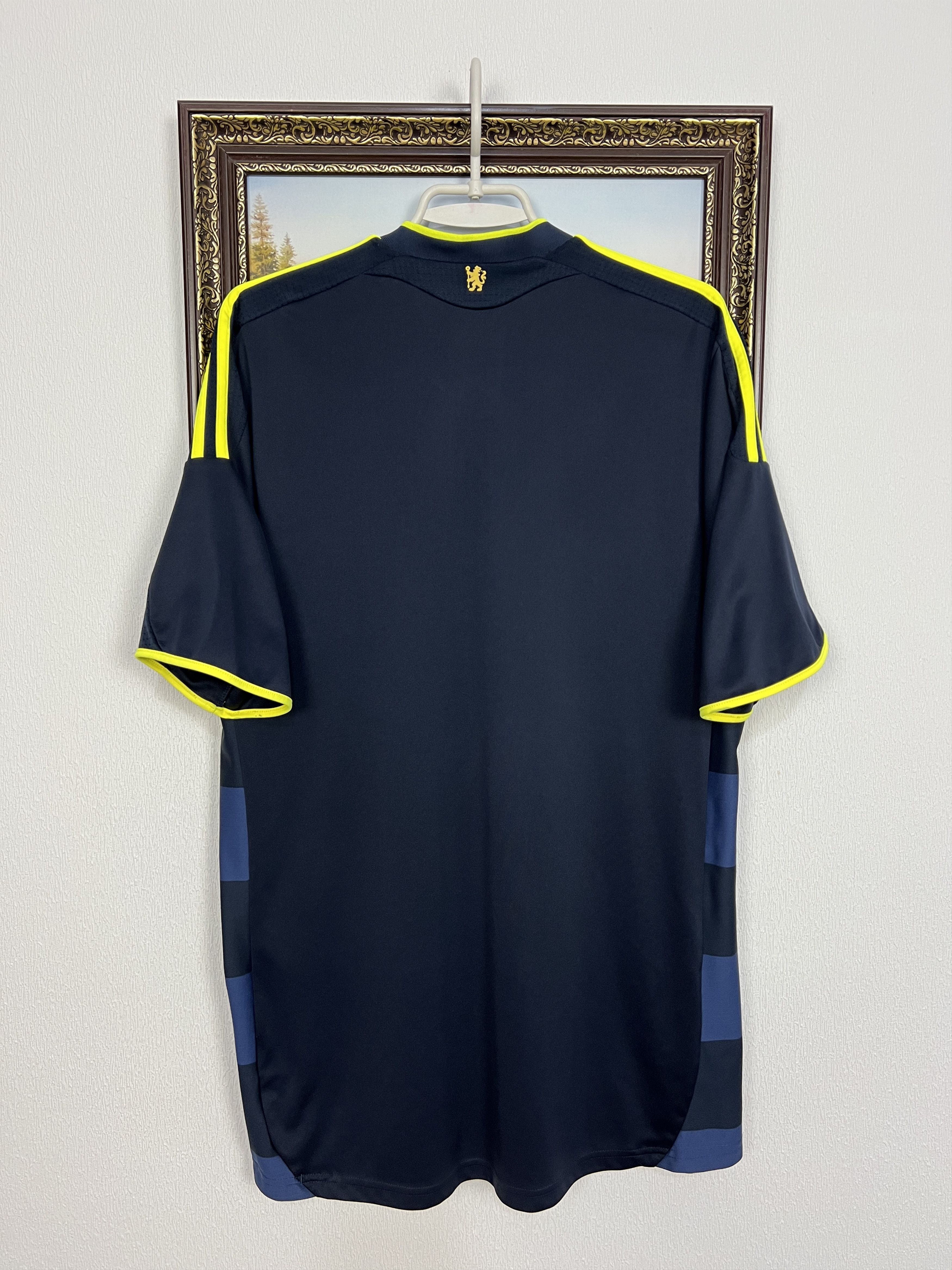 Adidas Chelsea Away football shirt 2009 Soccer Jersey Trikot Rare Size US L / EU 52-54 / 3 - 8 Thumbnail