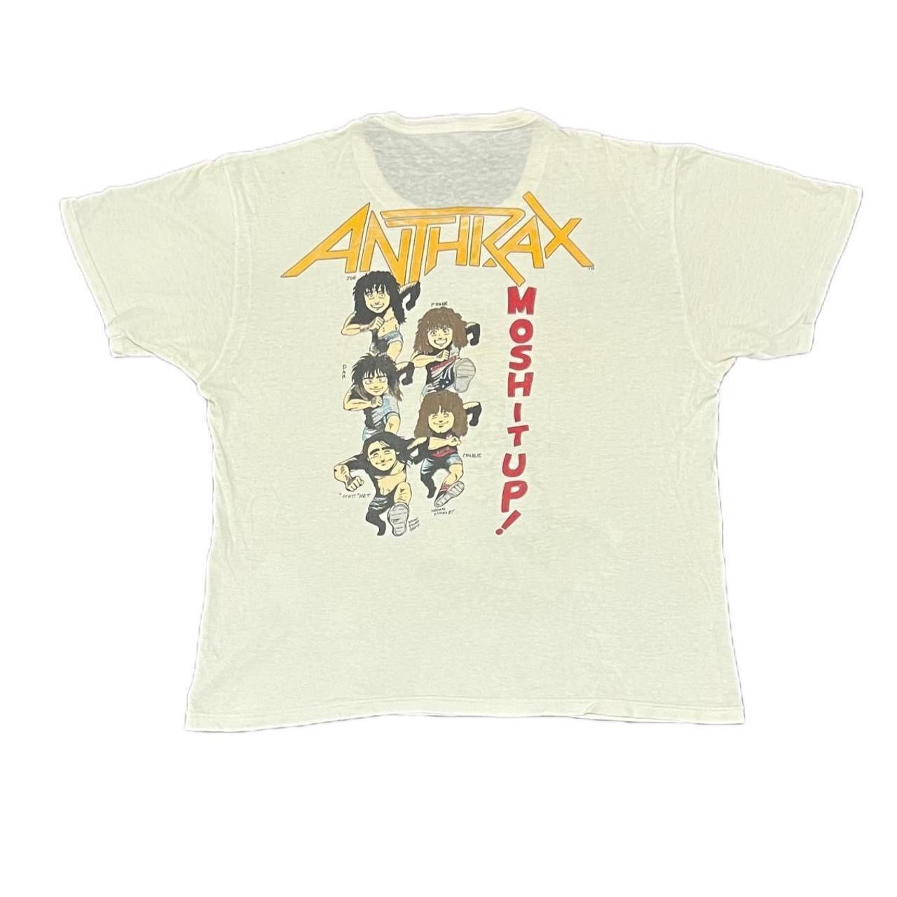 Vintage ANTHRAX 1987 Vintage T-Shirt Mosh It Up Size US M / EU 48-50 / 2 - 5 Thumbnail