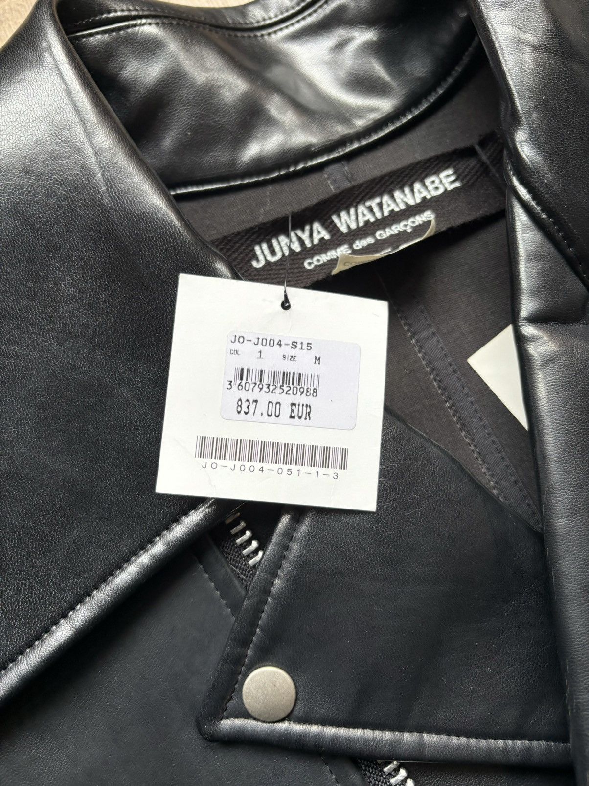 Junya Watanabe Junya Watanabe x CDG - synthetic leather jacket - M Size M / US 6-8 / IT 42-44 - 3 Thumbnail