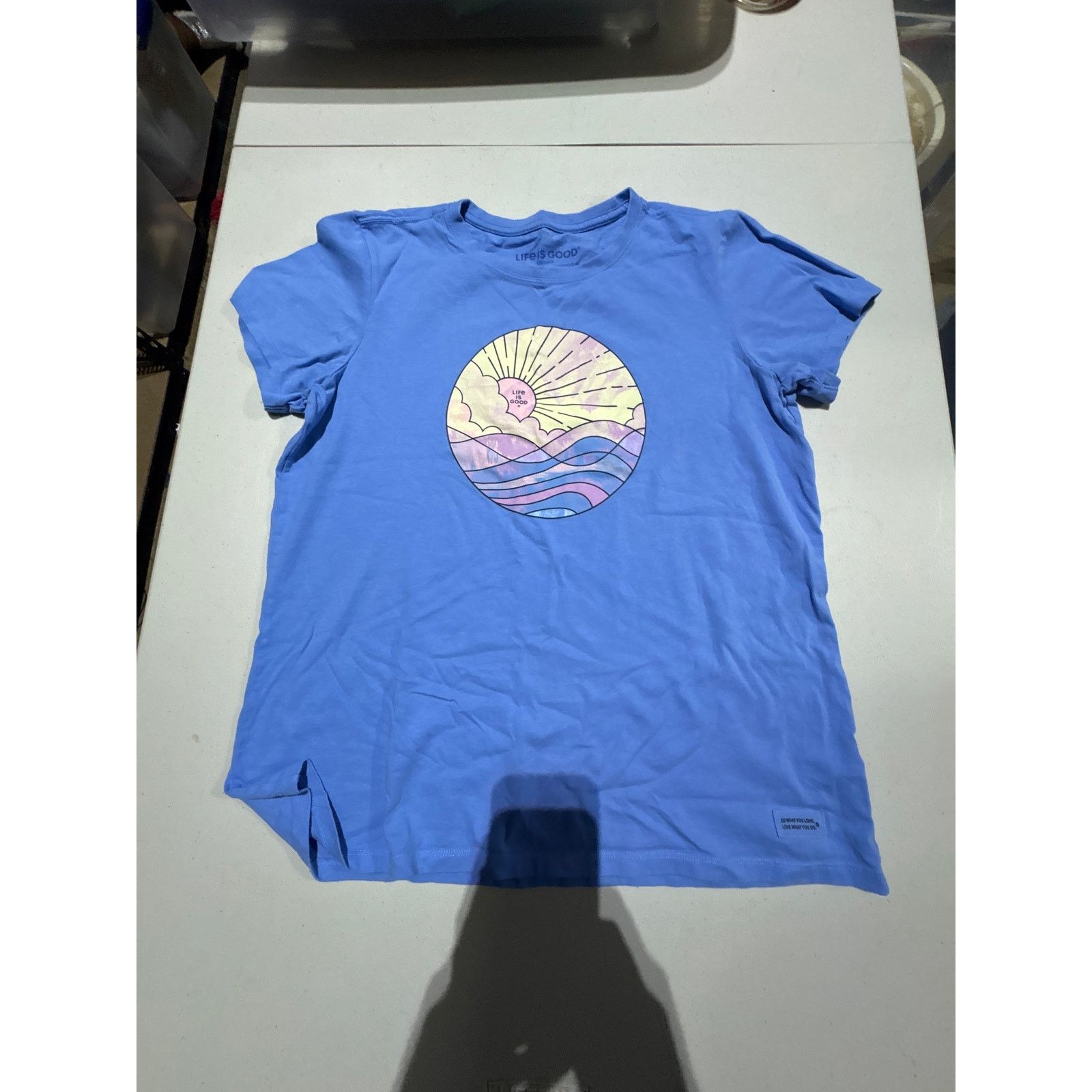Life is Good Life Is Good Crusher Tee Women’s Large T-Shirt Short Sleeve Size L / US 10 / IT 46 - 4 Thumbnail