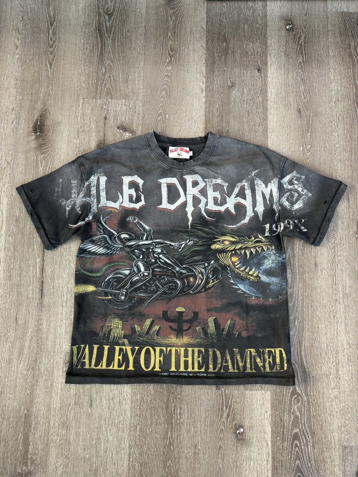 Vale Vale Forever “Ride The Dragon” Tee Size US S / EU 44-46 / 1 - 1 Thumbnail