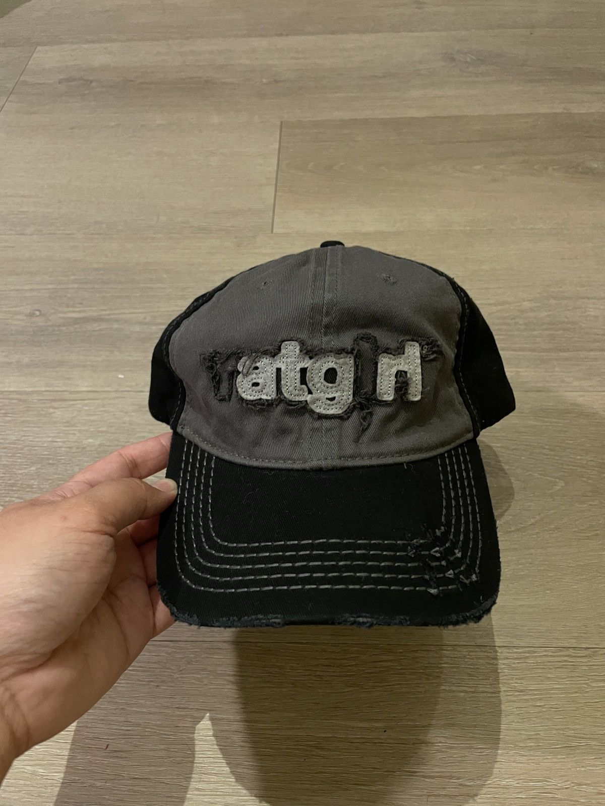 Stray Rats × Streetwear STRAY RATS DISTRESSED RATGIRL HAT | Grailed