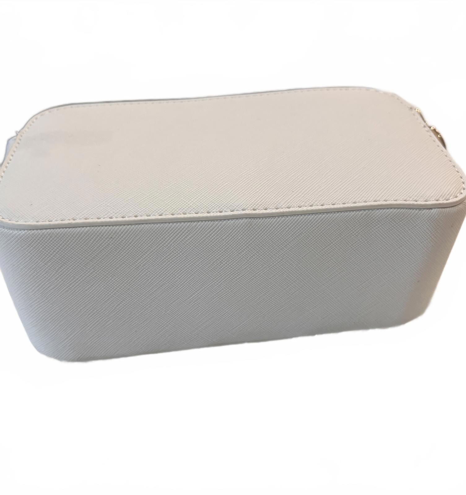 Valentino Orlandi NWT Orlando Valentino White Crossbody Bag with Gold Studs Size ONE SIZE - 3 Thumbnail