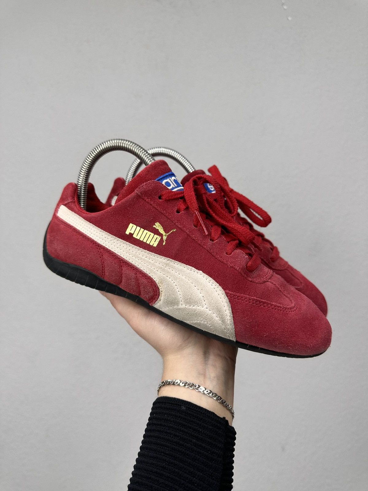 Puma Vintage Sneakers Puma Speed Y2K Avantgarde Red Balenciaga Size US 9 / IT 39 - 1 Thumbnail