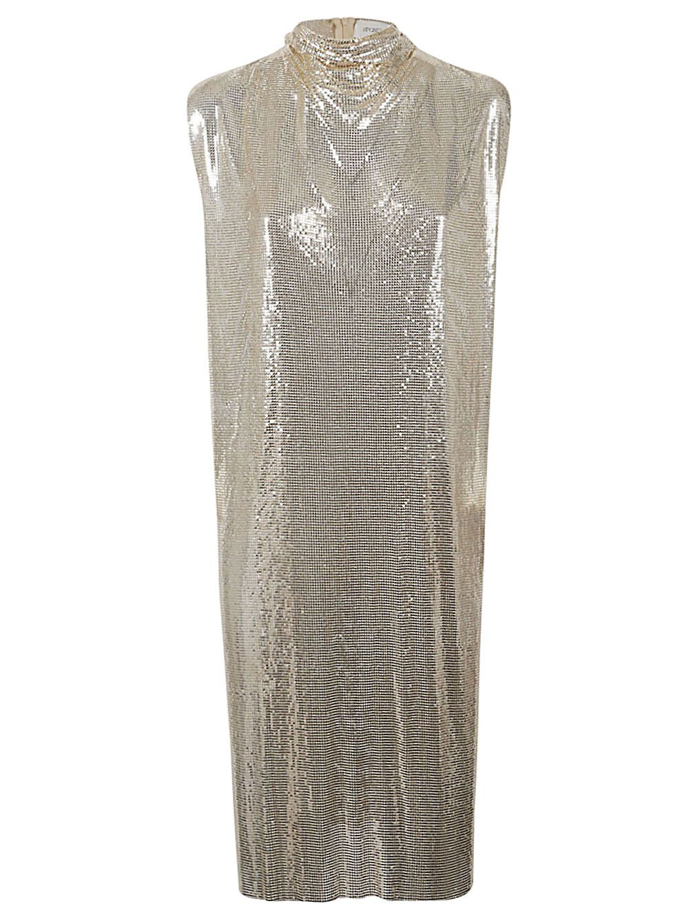 Sportmax METALLIC-KNIT MINI DRESS Size S / US 4 / IT 40 - 1 Thumbnail