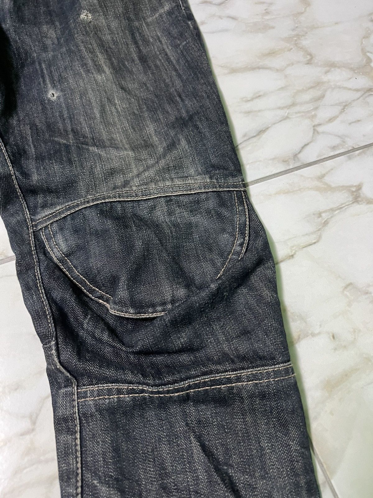 Japanese Brand × PPFM 💥DOUBLE WAIST💥PPFM MULTIPOCKET DISTRESS PUNK JEAN Size US 31 - 7 Thumbnail