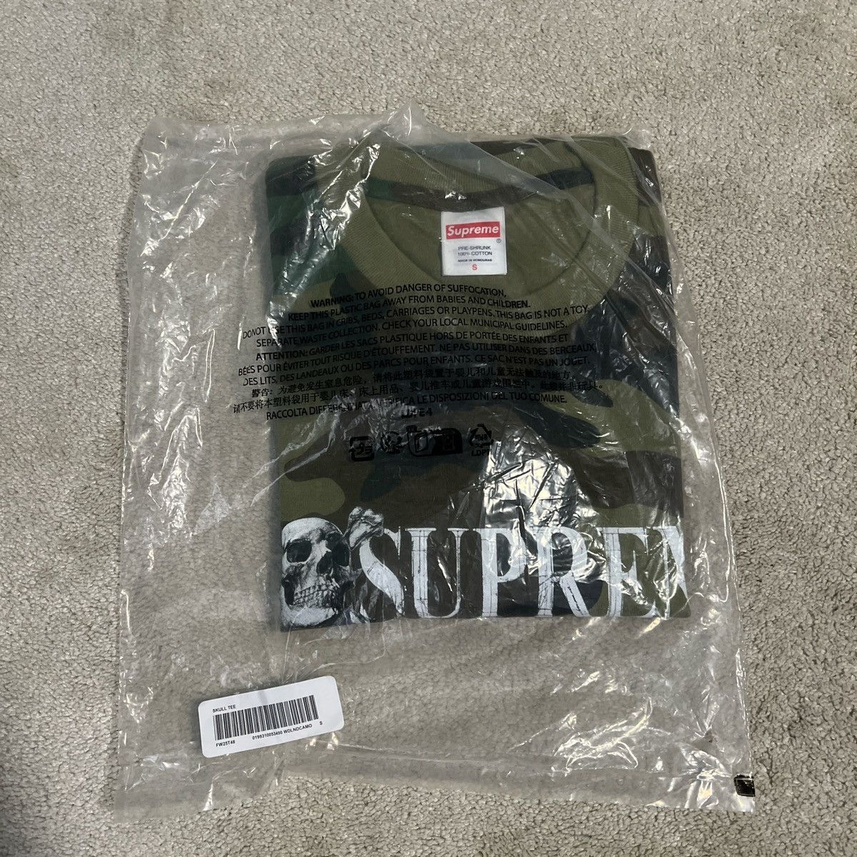 Supreme Supreme Skull tee Size US S / EU 44-46 / 1 - 1 Thumbnail