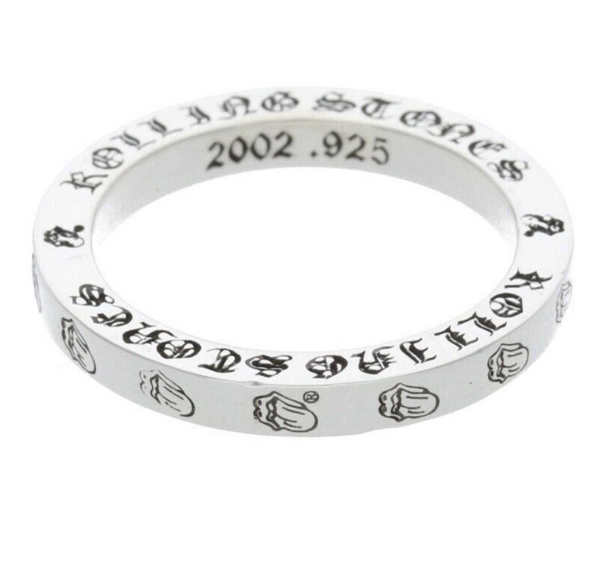 Chrome Hearts Chrome Hearts 3mm Spacer Lip Tan Silver Ring Size ONE SIZE - 2 Thumbnail