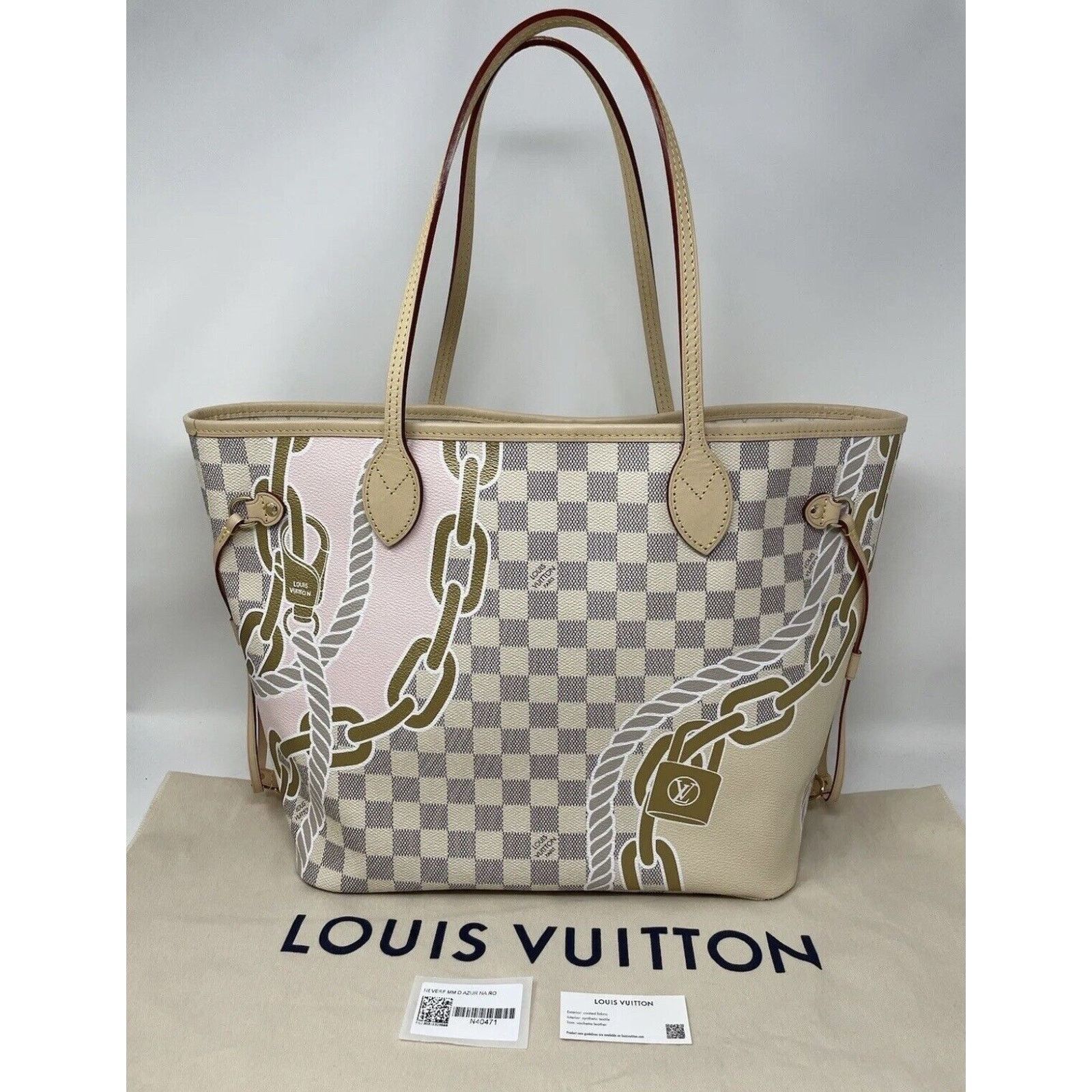 Louis Vuitton Louis Vuitton Nautical Neverfull MM - Limited Edition Size ONE SIZE - 3 Thumbnail