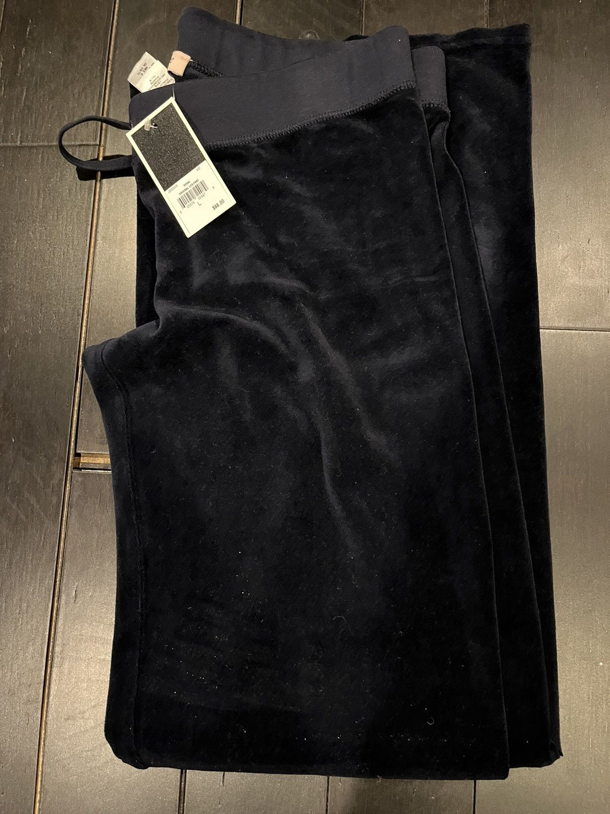 Juicy Couture VINTAGE VELOUR JUICY COUTURE TRACKSUIT Y2K NEW NAVY Size L / US 10 / IT 46 - 4 Thumbnail