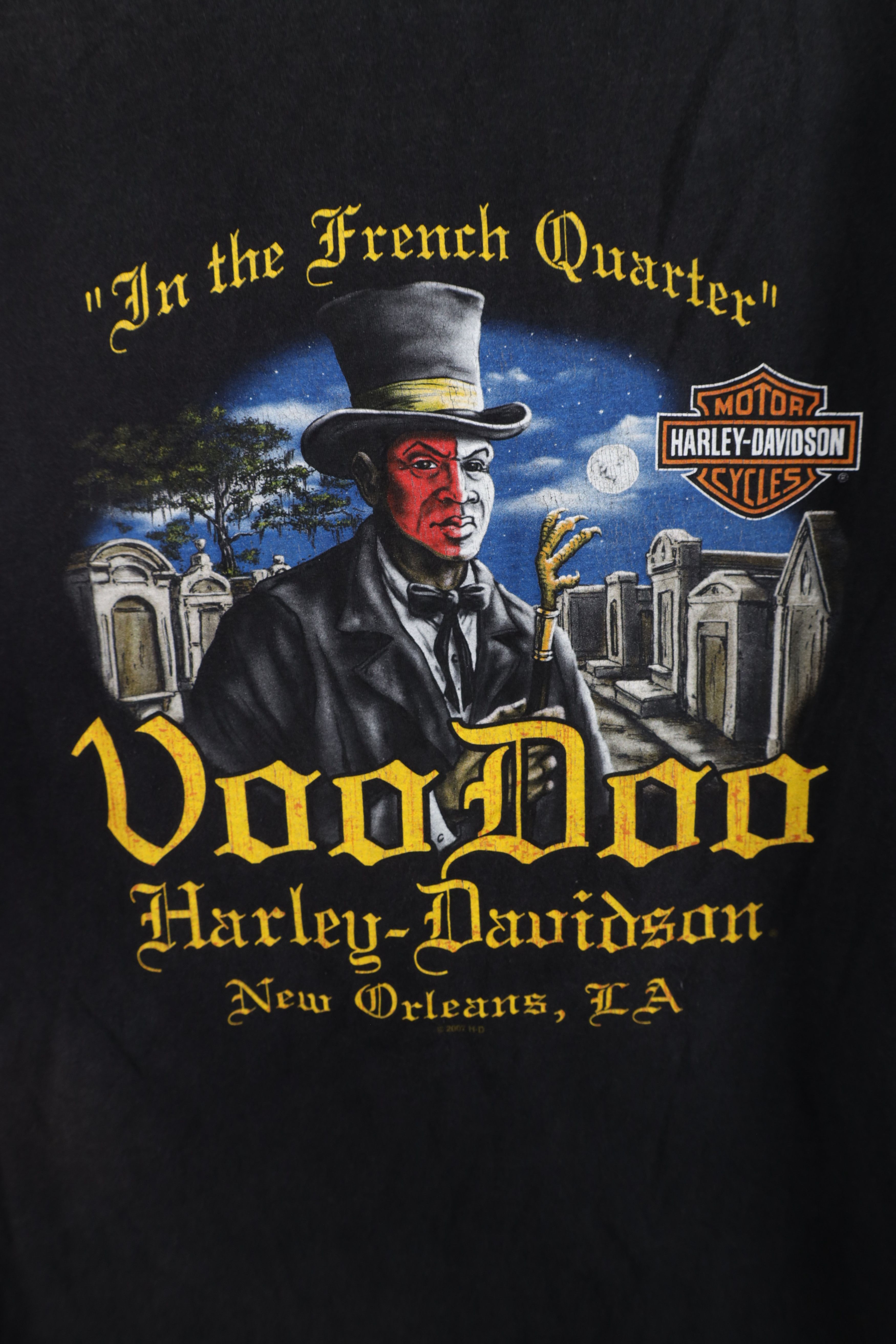 Harley Davidson Vintage Y2K Harley Davidson Orleans French Quarter T-Shirt Size US L / EU 52-54 / 3 - 10 Thumbnail