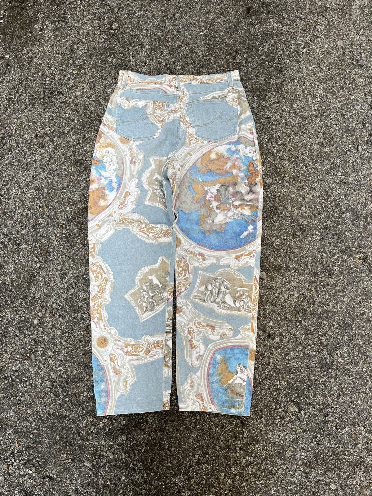 Vintage Rare Angelo Marani Graphic Pants Size US 29 - 9 Thumbnail