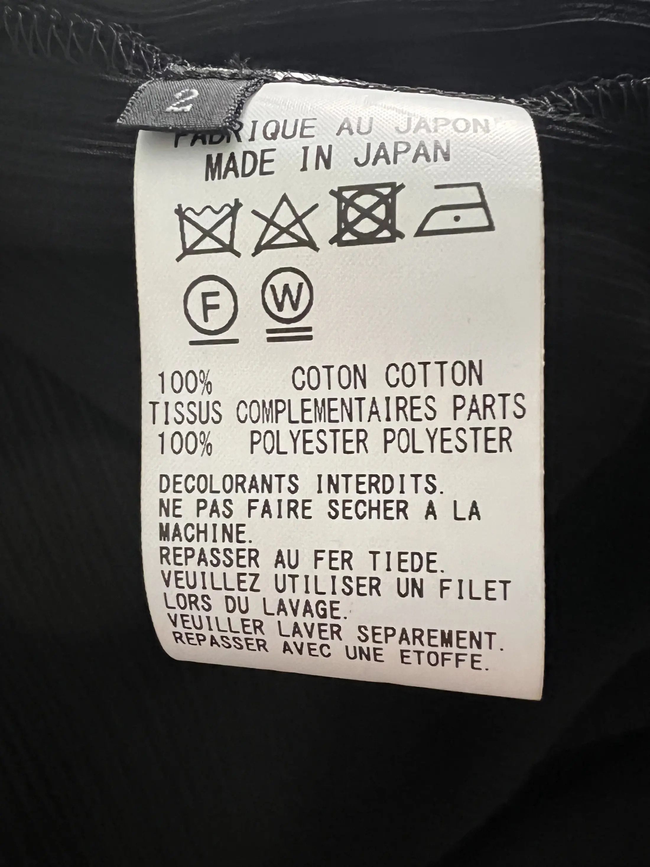 Y's Black Double Layered Shirt Size US M / EU 48-50 / 2 - 14 Thumbnail