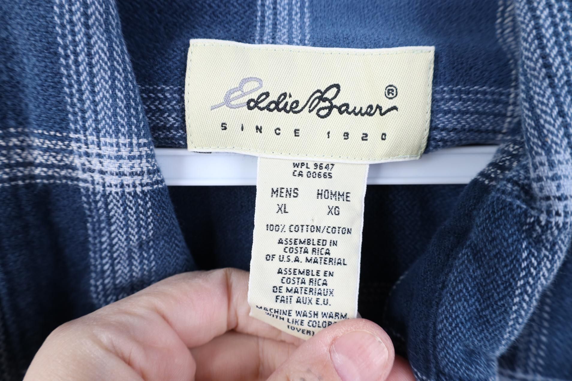 Eddie Bauer Vintage 90s Eddie Bauer Heavyweight Button Down Shirt Plaid Size US XL / EU 56 / 4 - 6 Thumbnail