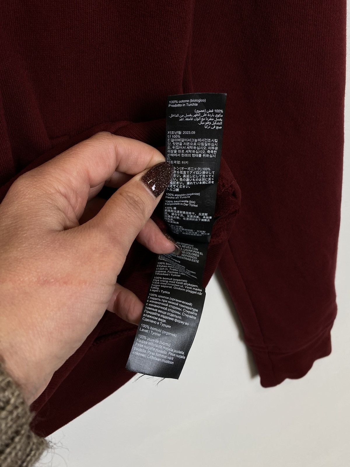 Other Allsaints Raven Oth Hoody Burgundy Red Men’s Size Small Y2K Size US S / EU 44-46 / 1 - 7 Thumbnail