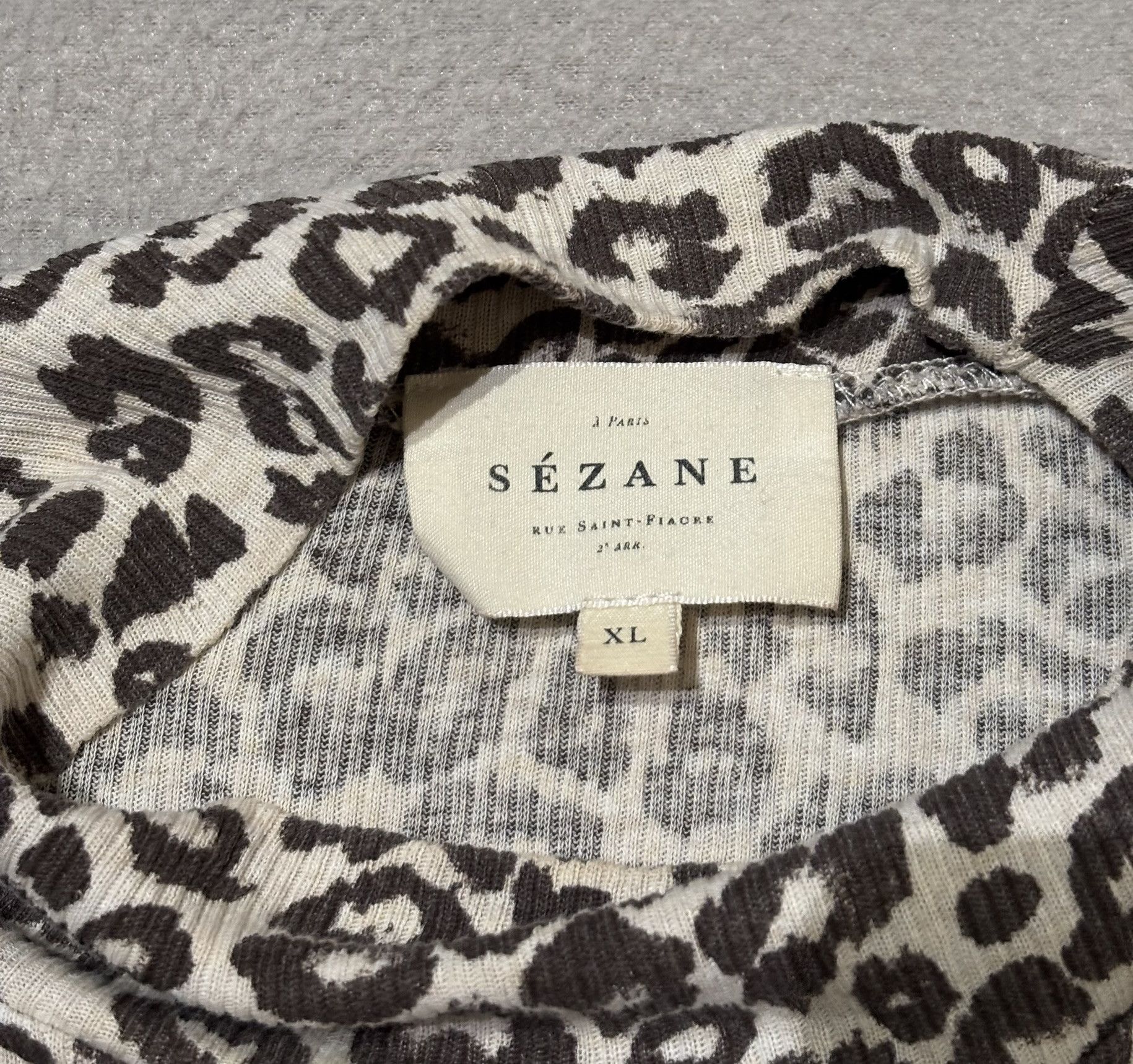 Sezane Sezane blouse Leopard size XL Size XL / US 12-14 / IT 48-50 - 11 Thumbnail