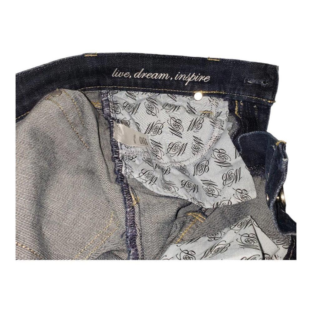 Designer CT146 White House Black Market Boot Leg Jeans Size 33" - 6 Thumbnail