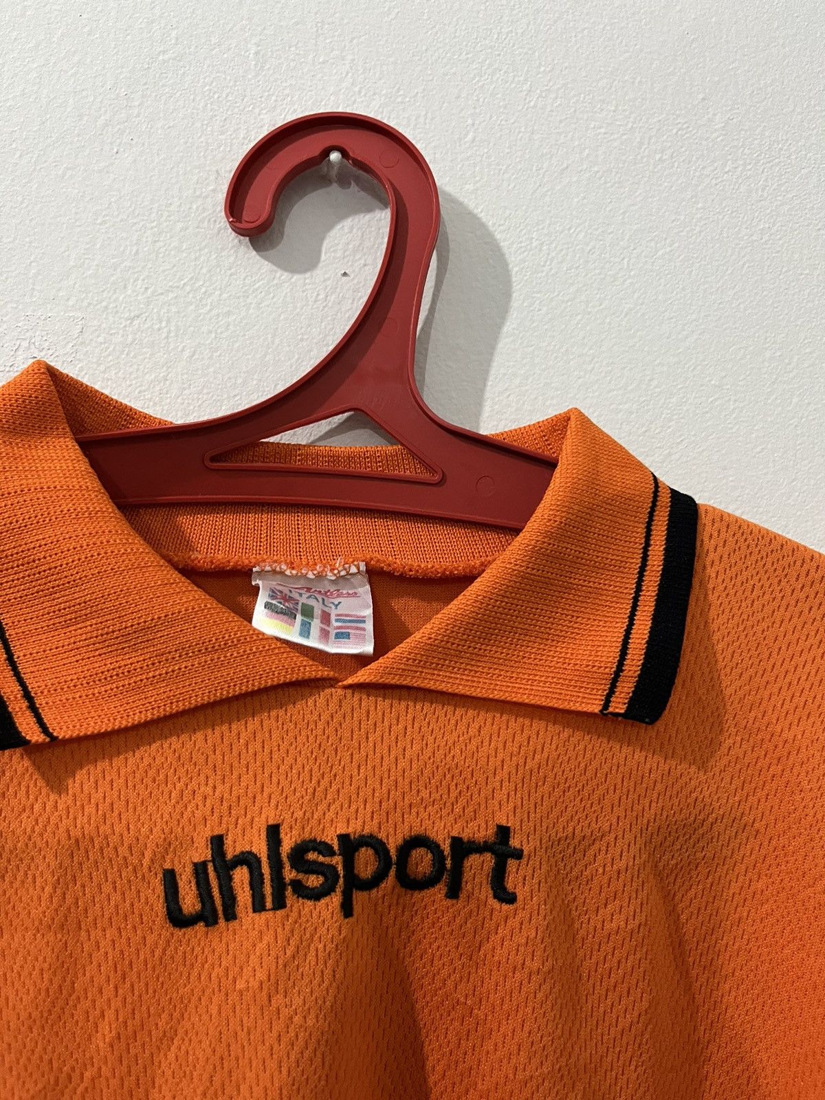 Vintage Vintage 80s UHLSPORT ITALY FEEL THE PASSION NUMBER 1 JERSEY Size US L / EU 52-54 / 3 - 5 Thumbnail